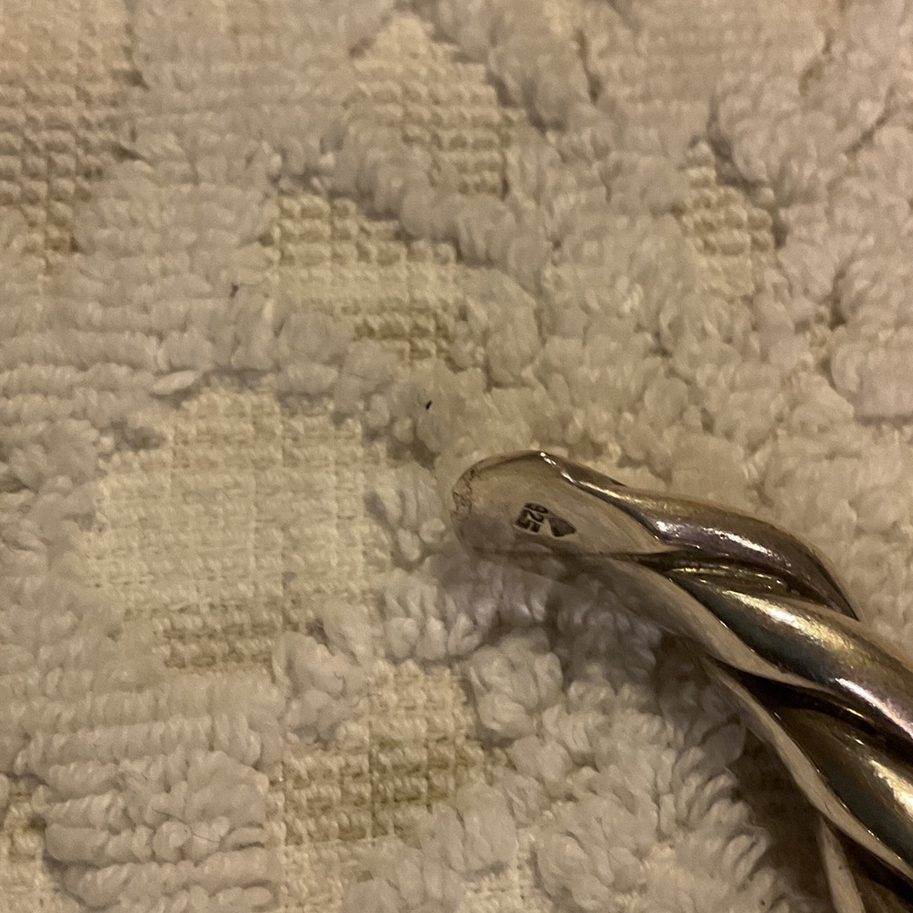 Rare - Silpada Silver Twisted Bracelet - Picture 2 of 2